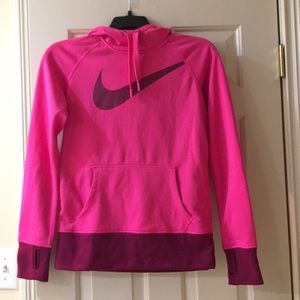 Pink Nike Therma Fit Hoodie